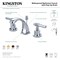 Kingston Brass KS4948ML Claremont Widespread Bathroom Faucet, Brushed Nickel KS4948ML - alternate 2